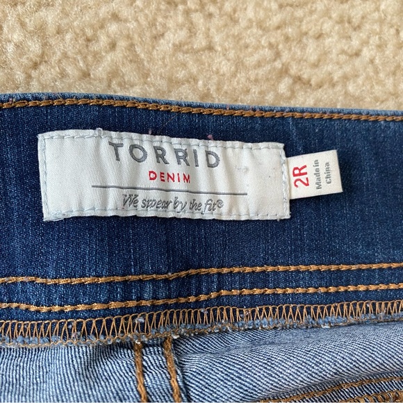 💋SOLD💋Torrid Women’s Lean Jean Jeggings Size 2X Regular - Picture 6 of 8